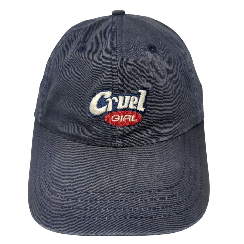 Cruel Girl Slideback Hat Blue One Size Adjustable Embroidered 6 Panel